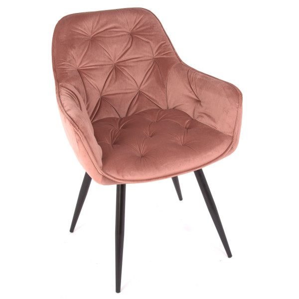 Стул Onder Mebli CHIC BK Фрез PH-603 Бархат-1