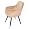 Стілець Onder Mebli CHIC BK Бежевий PH-604 Оксамит-2-thumb