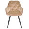 Стілець Onder Mebli CHIC BK Бежевий PH-604 Оксамит-1-thumb