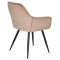 Стілець Onder Mebli CHIC BK Бежевий PH-604 Оксамит-5-thumb