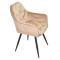 Стілець Onder Mebli CHIC BK Бежевий PH-604 Оксамит-4-thumb