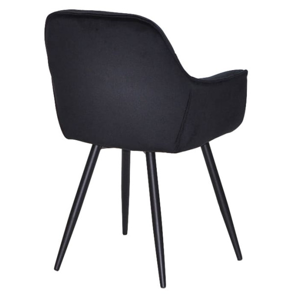 Стул Onder Mebli CHIC BK Черный PH-606 Бархат-6