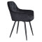 Стілець Onder Mebli CHIC BK Чорний PH-606 Оксамит-8-thumb