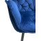 Стілець Onder Mebli CHIC BK Синій PH-607 Оксамит-6-thumb