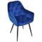 Стілець Onder Mebli CHIC BK Синій PH-607 Оксамит-3-thumb