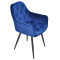 Стілець Onder Mebli CHIC BK Синій PH-607 Оксамит-4-thumb