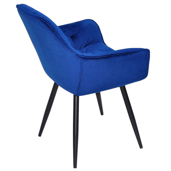 Стілець Onder Mebli CHIC BK Синій PH-607 Оксамит-8