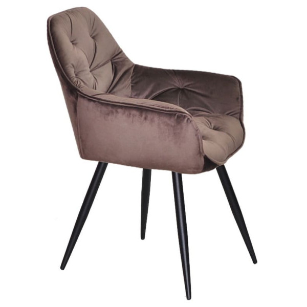 Стул Onder Mebli CHIC BK Шоколад PH-608 Бархат-3