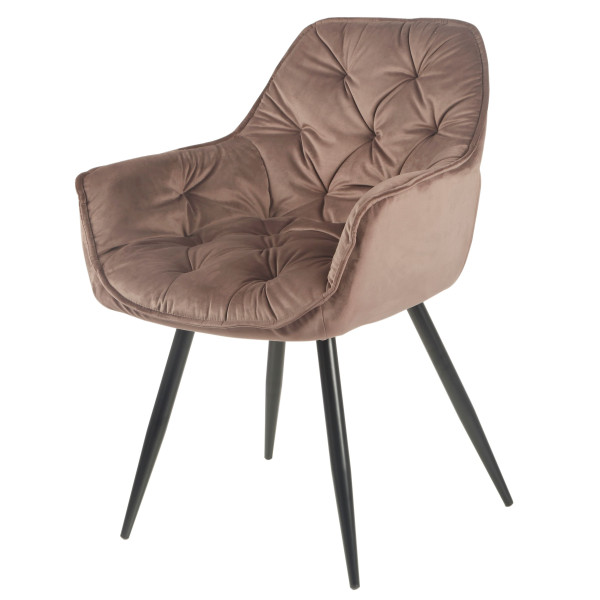 Стул Onder Mebli CHIC BK Шоколад PH-608 Бархат-4