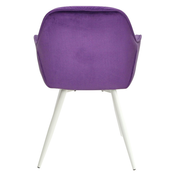 Стул Onder Mebli CHIC WT Фиолетовый-белый OR-857 Бархат-4