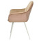 Стул Onder Mebli CHIC WT Бежевый-белый PH-604 Бархат-2-thumb