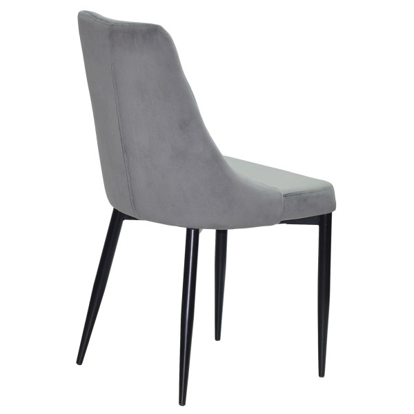Стілець Onder Mebli DAVID Сірий PH-601 Оксамит-5