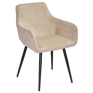 Стілець Onder Mebli HECTOR Бежевий OR-851 Оксамит