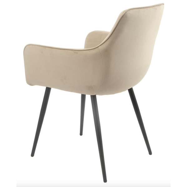 Стілець Onder Mebli HECTOR Бежевий OR-851 Оксамит-5