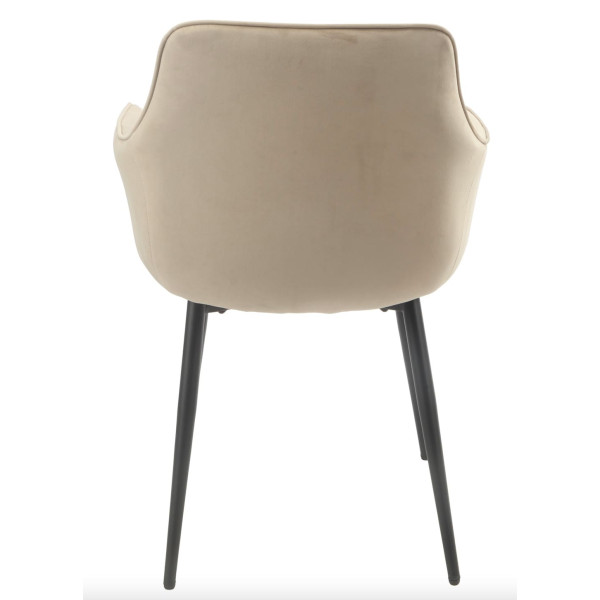 Стілець Onder Mebli HECTOR Бежевий OR-851 Оксамит-7