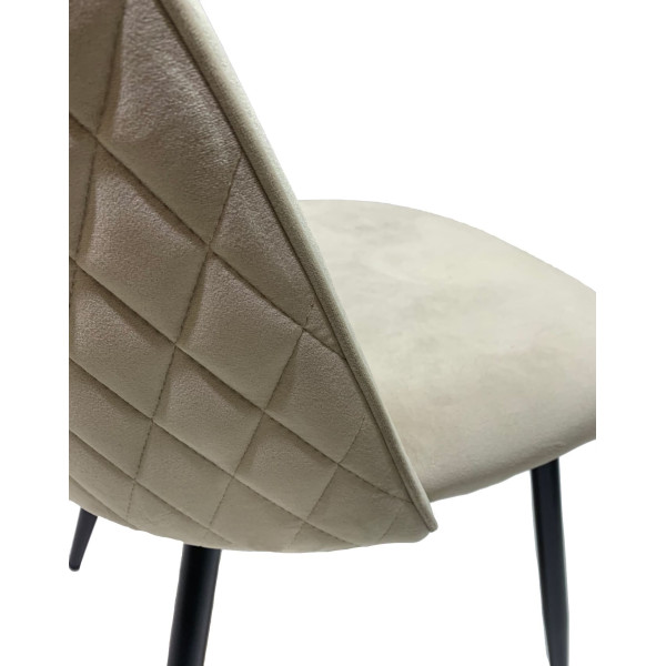 Стілець Onder Mebli LOTUS Бежевий OR-851 Оксамит-7