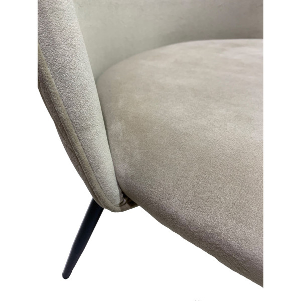 Стілець Onder Mebli LOTUS Бежевий OR-851 Оксамит-6