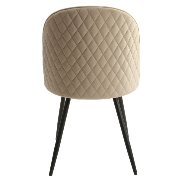 Стілець Onder Mebli LOTUS Бежевий OR-851 Оксамит-5