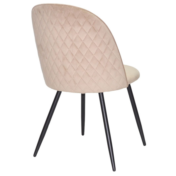 Стілець Onder Mebli LOTUS Бежевий OR-851 Оксамит-9