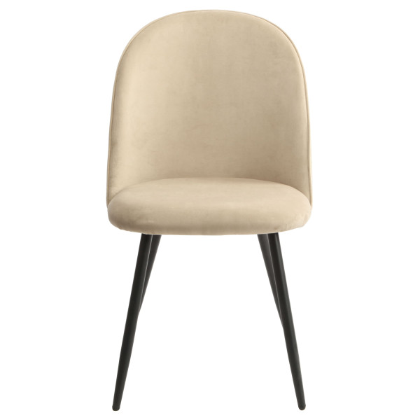 Стілець Onder Mebli LOTUS Бежевий OR-851 Оксамит-2