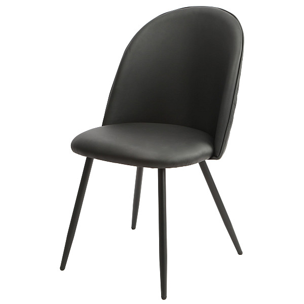 Стул Onder Mebli LOTUS Черный Экокожа-0