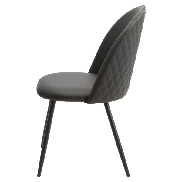 Стул Onder Mebli LOTUS Черный Экокожа-1