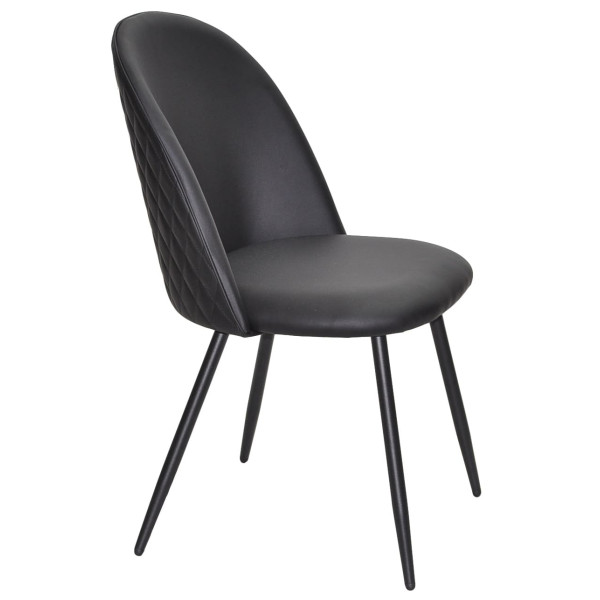 Стул Onder Mebli LOTUS Черный Экокожа-2