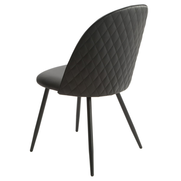 Стул Onder Mebli LOTUS Черный Экокожа-3