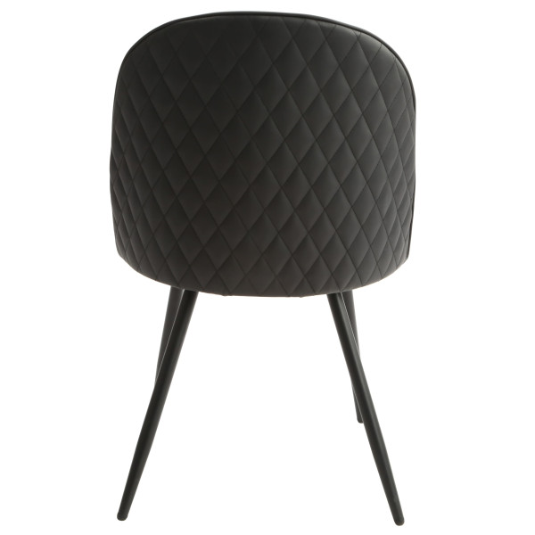 Стул Onder Mebli LOTUS Черный Экокожа-4