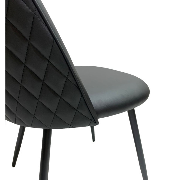 Стул Onder Mebli LOTUS Черный Экокожа-6