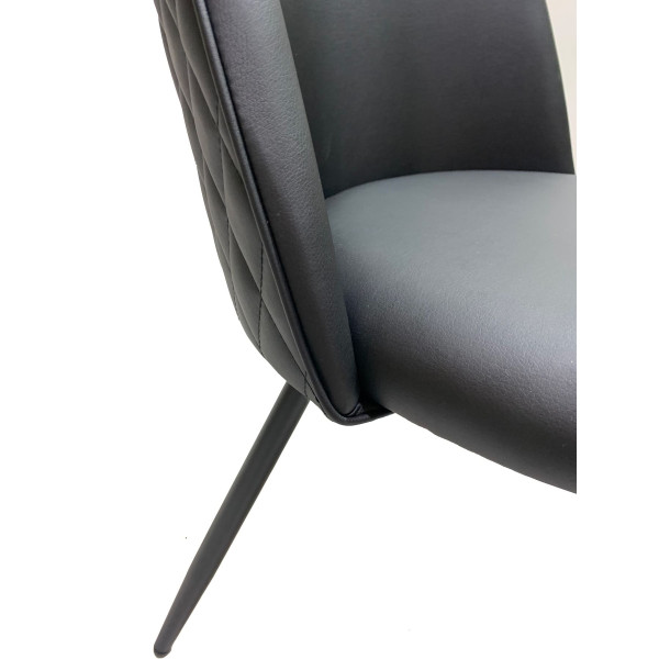 Стул Onder Mebli LOTUS Черный Экокожа-7