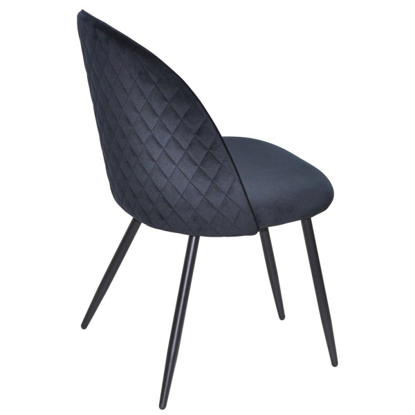 Стілець Onder Mebli LOTUS Чорний OR-854 Оксамит-6