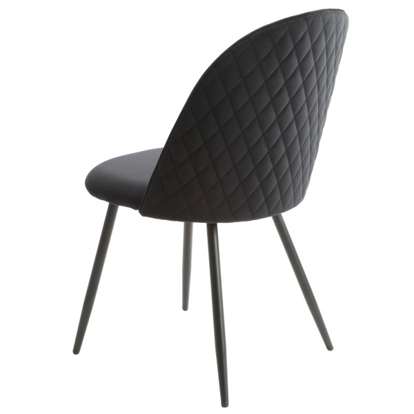 Стілець Onder Mebli LOTUS Чорний OR-854 Оксамит-7