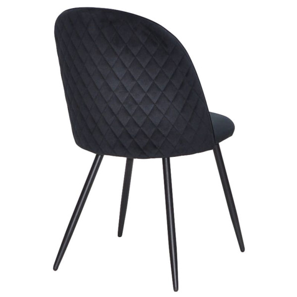 Стілець Onder Mebli LOTUS Чорний OR-854 Оксамит-9