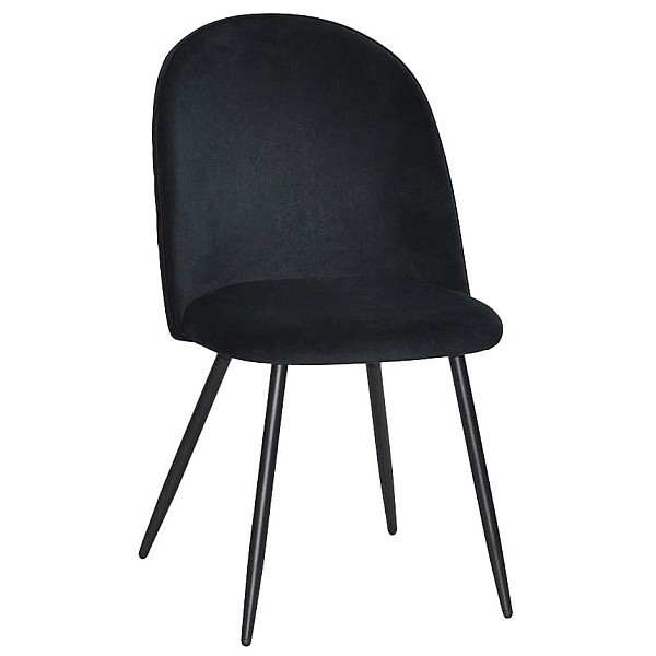 Стілець Onder Mebli LOTUS Чорний OR-854 Оксамит-0
