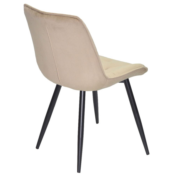 Стул Onder Mebli MONACO BK Бежевый OR-851 Бархат-4