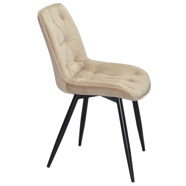 Стул Onder Mebli MONACO BK Бежевый OR-851 Бархат-3