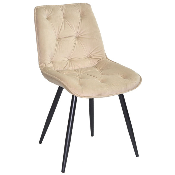 Стул Onder Mebli MONACO BK Бежевый OR-851 Бархат-0
