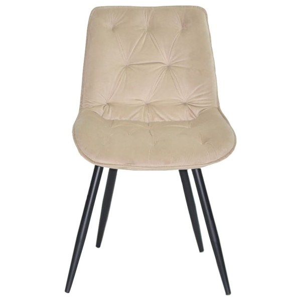 Стул Onder Mebli MONACO BK Бежевый OR-851 Бархат-2