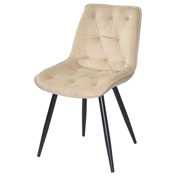 Стул Onder Mebli MONACO BK Бежевый OR-851 Бархат-1