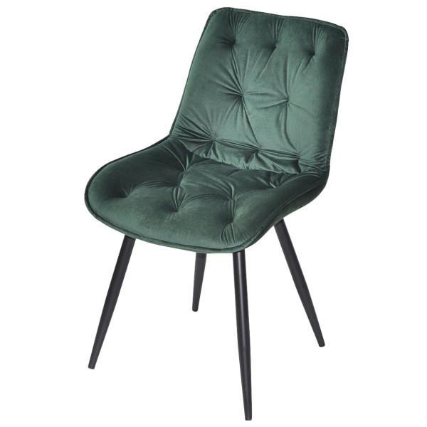 Стул Onder Mebli MONACO BK Зеленый OR-853 Бархат-2