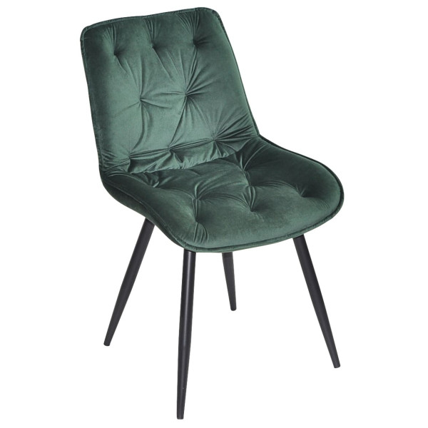 Стул Onder Mebli MONACO BK Зеленый OR-853 Бархат-1