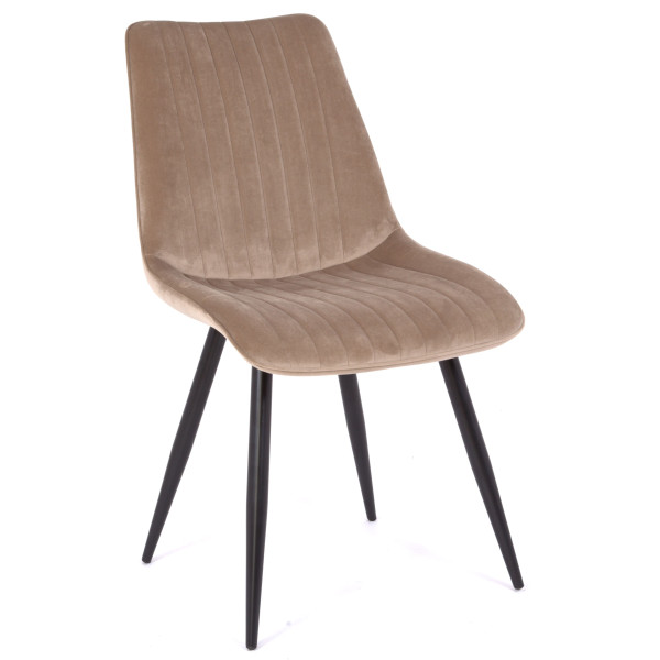 Стул Onder Mebli TEO Бежевый OR-851 Бархат-9