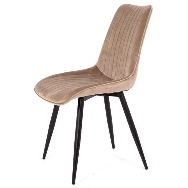 Стул Onder Mebli TEO Бежевый OR-851 Бархат-8