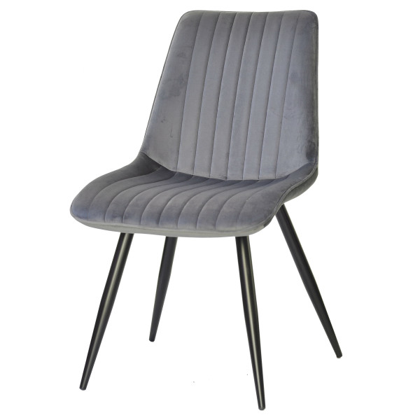 Стул Onder Mebli TEO Серый OR-852 Бархат-1