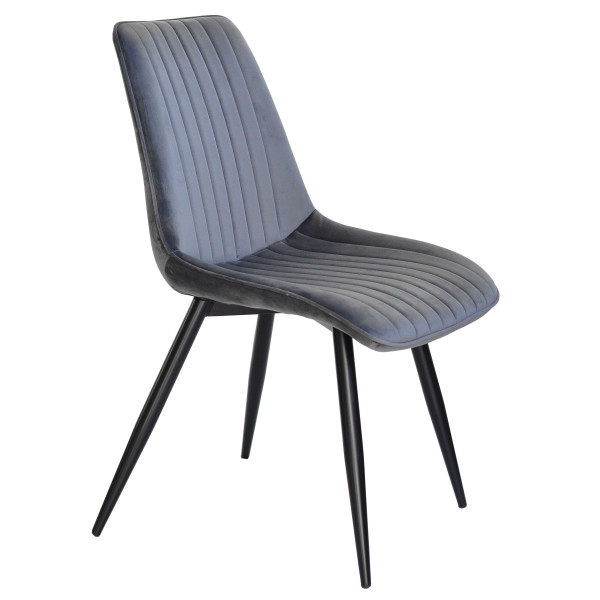 Стул Onder Mebli TEO Серый OR-852 Бархат-2