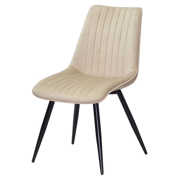 Стул Onder Mebli TEO Бежевый OR-851 Бархат-1