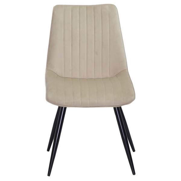 Стул Onder Mebli TEO Бежевый OR-851 Бархат-2