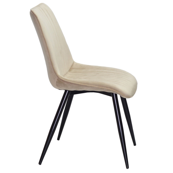 Стул Onder Mebli TEO Бежевый OR-851 Бархат-3