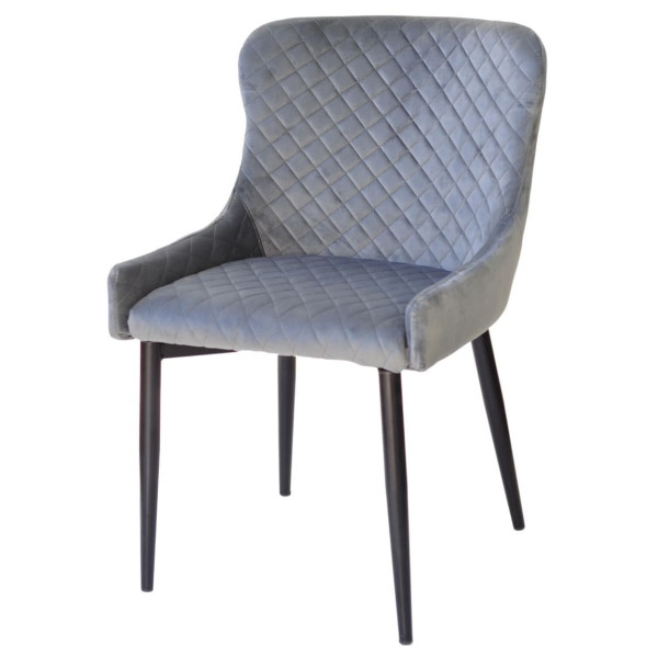 Стул Onder Mebli TOBIAS Серый PH-601 Бархат-2